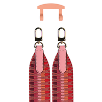 PATTERNED STRAP + SUNSET CORAL HOOK