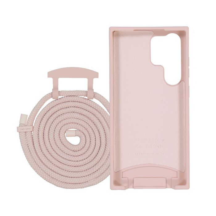Samsung S23 Ultra ROSÉ PINK CASE + ROSÉ PINK CORD