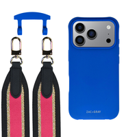 iPhone 17 Pro COBALT BLUE CASE + PATTERNED STRAP