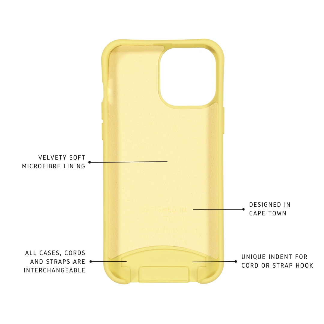 iPhone 11 SUNSHINE YELLOW CASE + SUNSHINE YELLOW CORD