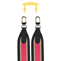 PATTERNED STRAP + SUNSHINE YELLOW HOOK