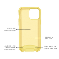 iPhone 11 Pro SUNSHINE YELLOW CASE + SUNSHINE YELLOW CORD