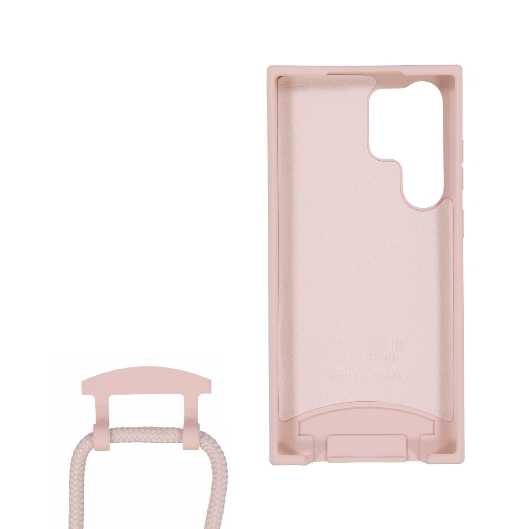 Samsung S23 Ultra ROSÉ PINK CASE + ROSÉ PINK CORD