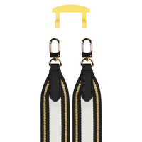 PATTERNED STRAP + SUNSHINE YELLOW HOOK