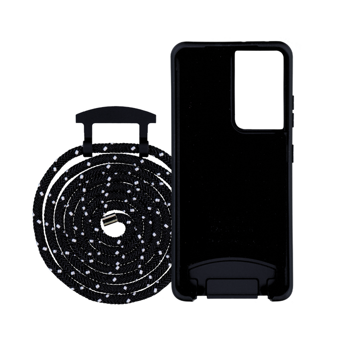 Samsung S20 Ultra MIDNIGHT BLACK CASE + MIDNIGHT SKY CORD
