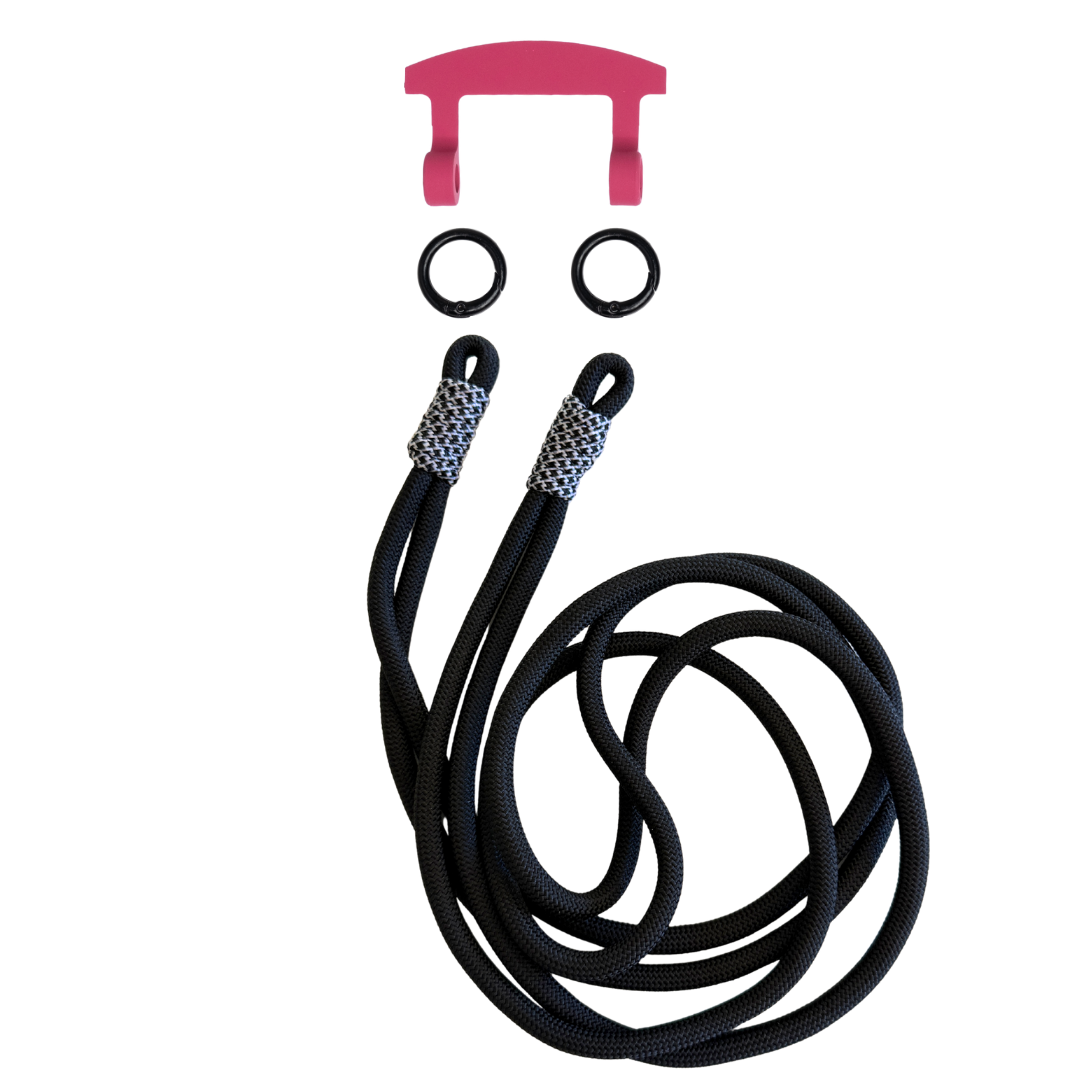 MIDNIGHT BLOOM KNOTTED CORD + HOOK