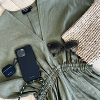 EMMA LINEN MIDI DRESS