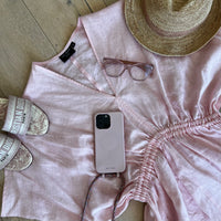 EMMA LINEN MIDI DRESS