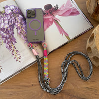 LAVENDER CROSSBODY PHONE CASES WITH RINGS