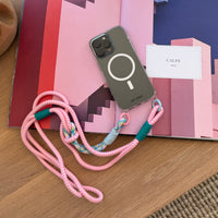CRYSTAL CLEAR CROSSBODY PHONE CASES WITH RINGS