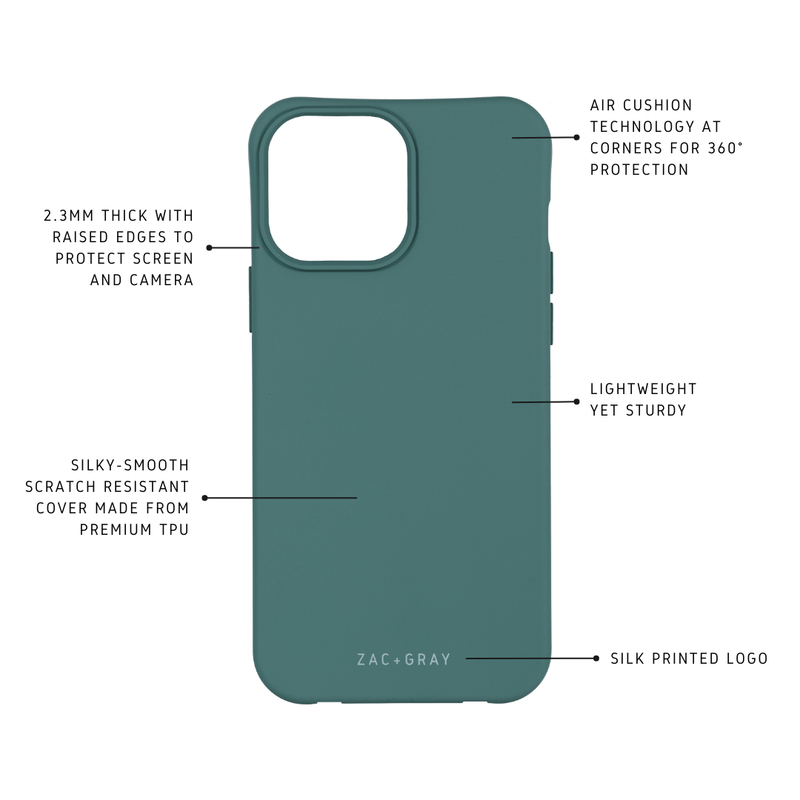 a diagram of a phone case with instructions