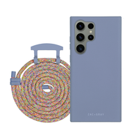 Samsung S23 Ultra BLUE FOG CASE + CORD