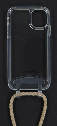 iPhone 11 Pro Max TRANSPARENT CASE + BEACH BRONZE CORD