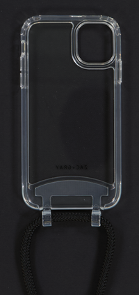 iPhone 11 Pro TRANSPARENT CASE + MIDNIGHT BLACK CORD