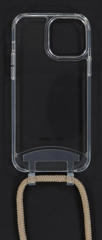 iPhone 13 Pro TRANSPARENT CASE + BEACH BRONZE CORD