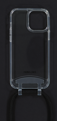iPhone 13 Pro Max TRANSPARENT CASE + MIDNIGHT BLACK CORD
