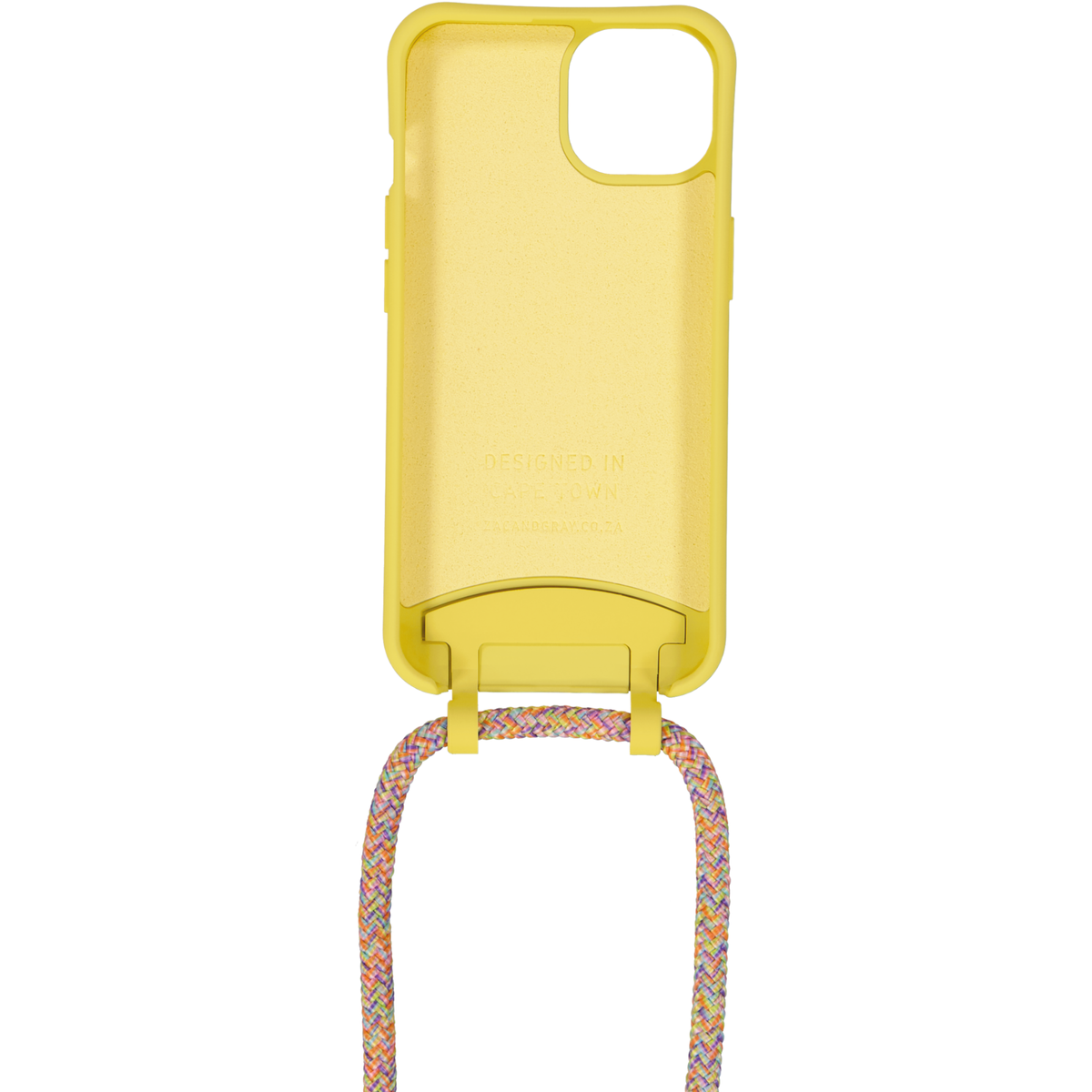 iPhone 12 and iPhone 12 Pro SUNSHINE YELLOW CASE + RAINBOW CORD