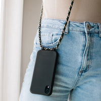 iPhone 13 Mini MIDNIGHT BLACK CASE + FOREST CORD