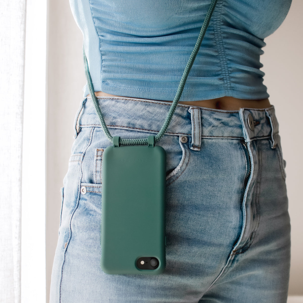 iPhone 12 and iPhone 12 Pro TIDAL TEAL CASE + TIDAL TEAL CORD – Zac+Gray