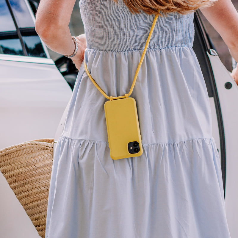 iPhone 13 mini SUNSHINE YELLOW CASE + SUNSHINE YELLOW CORD