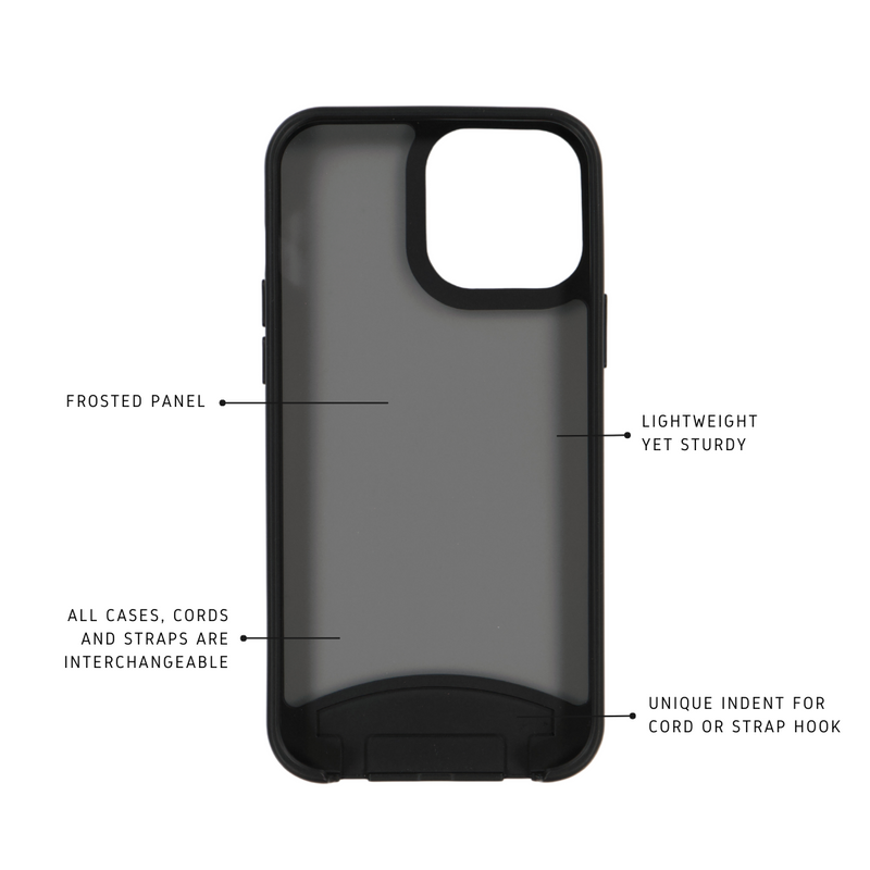 iPhone 13 MIDNIGHT BLACK FROSTED CASE