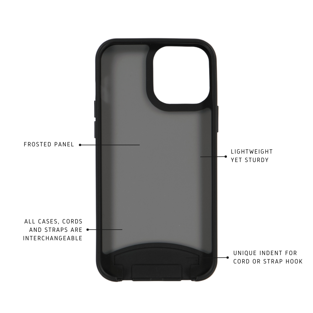 iPhone 14 MIDNIGHT BLACK FROSTED CASE